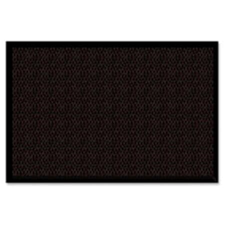 Genuine Joe Wiper-Scraper Indoor Floor Mat- 3 in. x 5 in.- Chocolate GJO02403